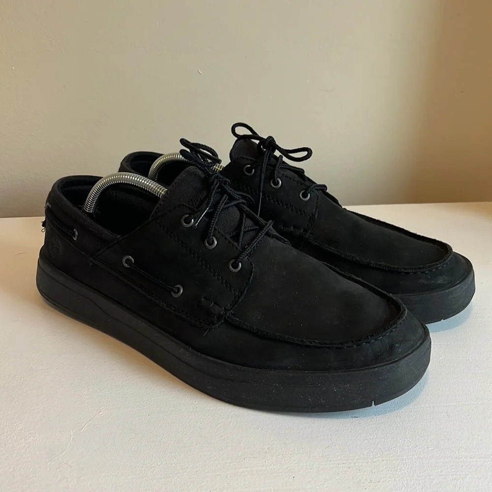 Timberland | Shoes | Timberland Mens Black Nubuck 3 Eye Lace Up